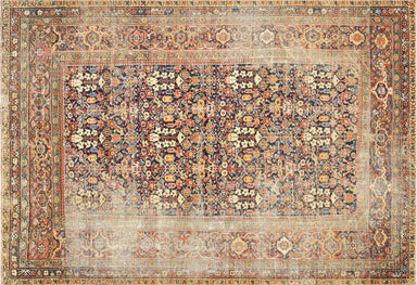 Semi Antique Persian Mahal Rug - 6'10" x 13'1"