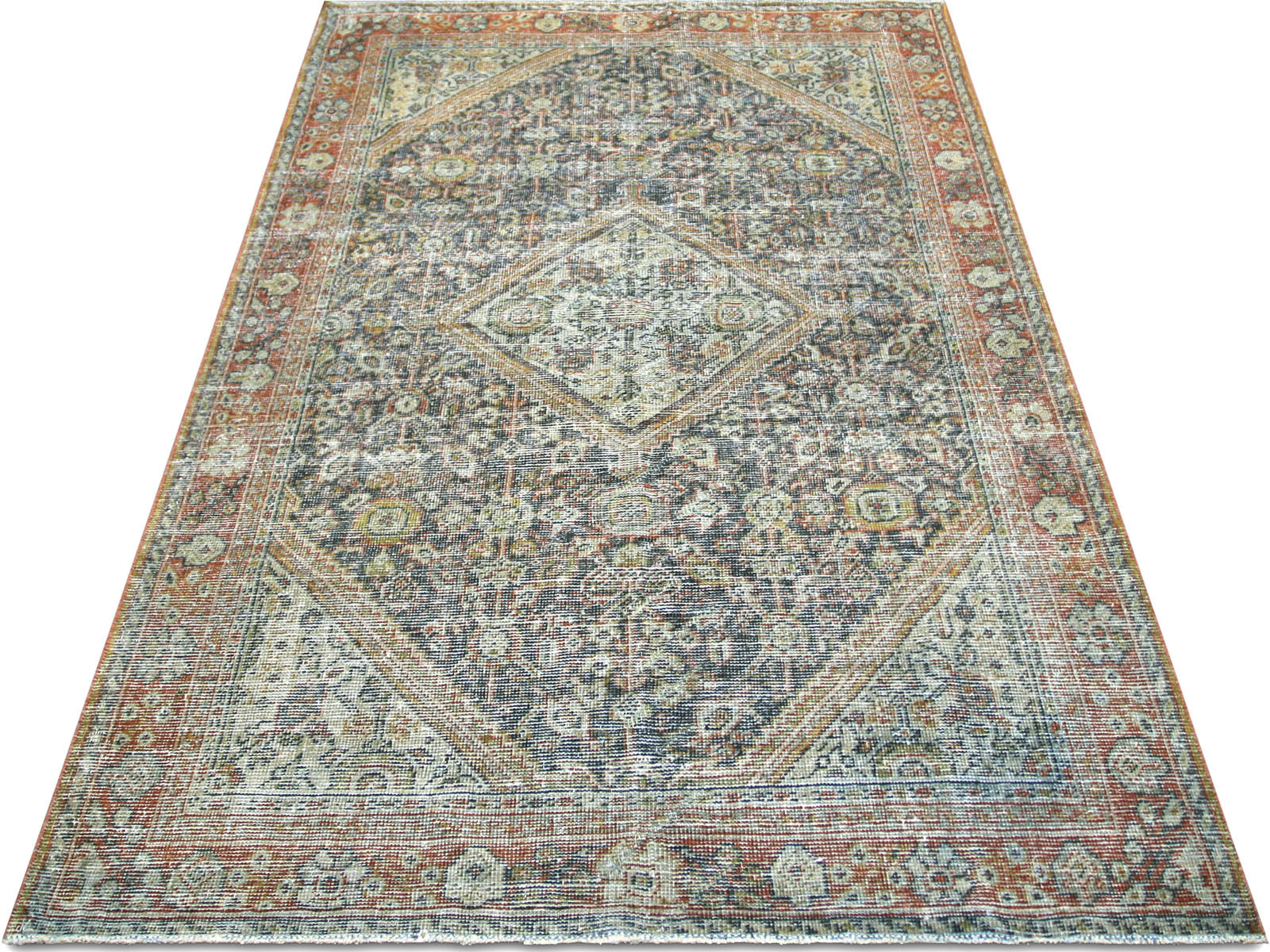 Semi Antique Persian Mahal Rug - 4'3" x 6'7"