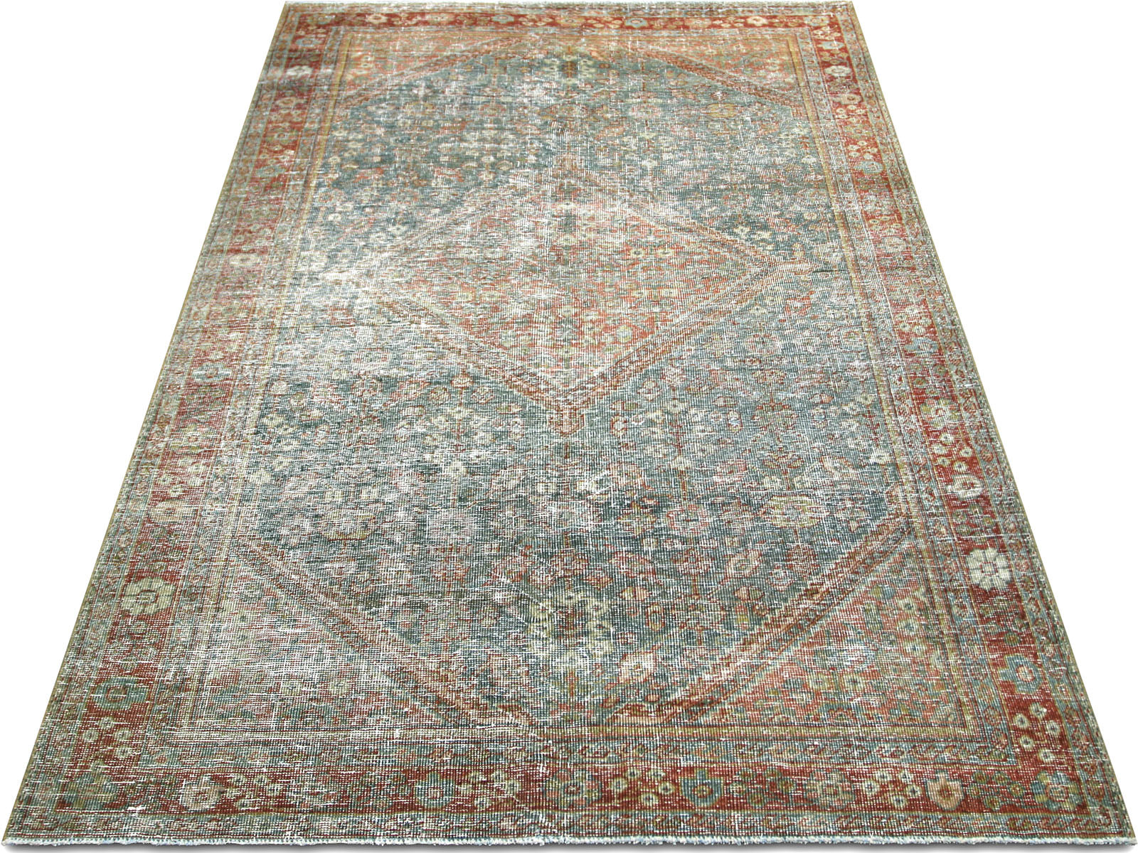 Semi Antique Persian Mahal Rug - 4'4 x 6'9"