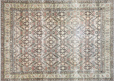 Antique Persian Yazd Rug - 10'1" x 14'1"