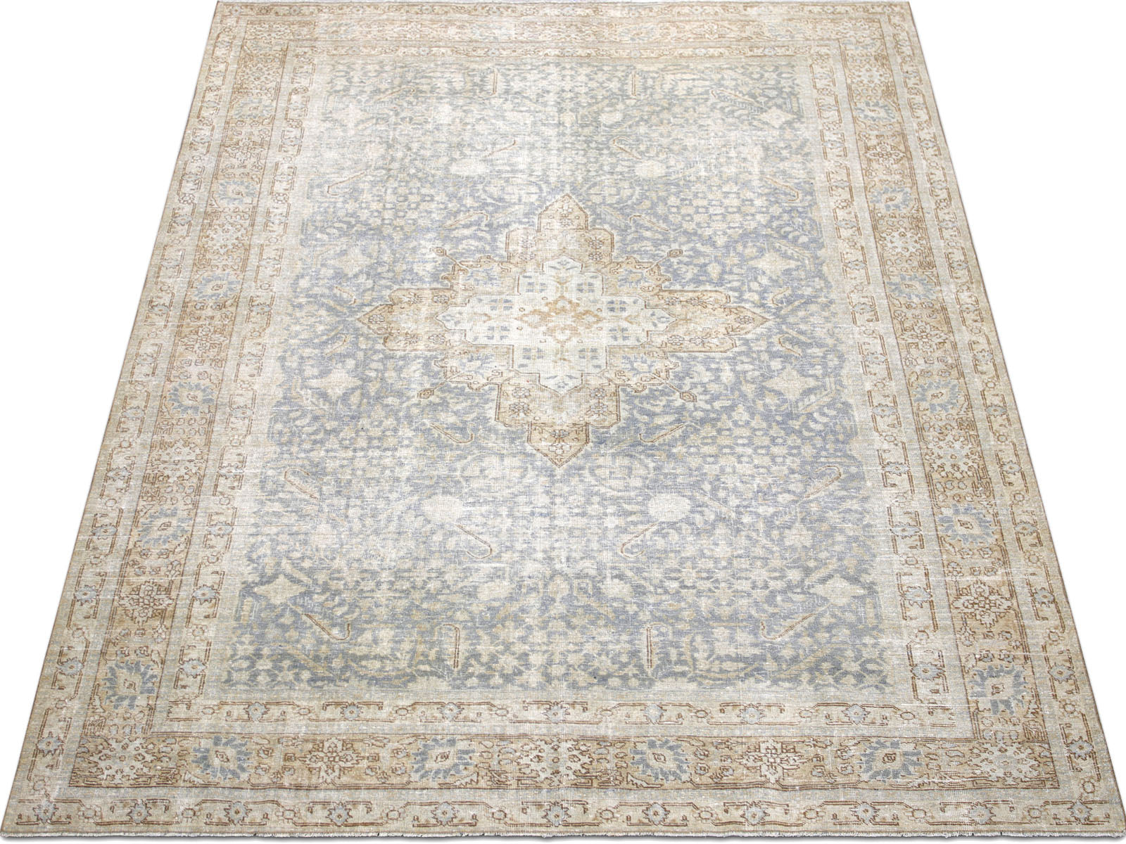 Semi Antique Persian Tabriz 7'7" x 10'11"