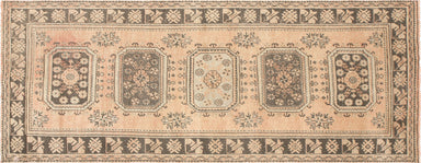Vintage Turkish Oushak Carpet - 4'4" x 11'4"