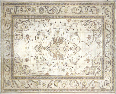 Antique Turkish Oushak Carpet - 11'7" x 14'4"