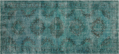Vintage Turkish OverDyed Carpet - 4'11" x 11'11"