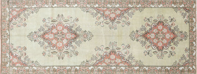 Vintage Turkish Oushak Carpet - 5'8" x 10'