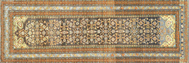 Semi Antique Persian Melayer Runner - 3'6" x 10'3"