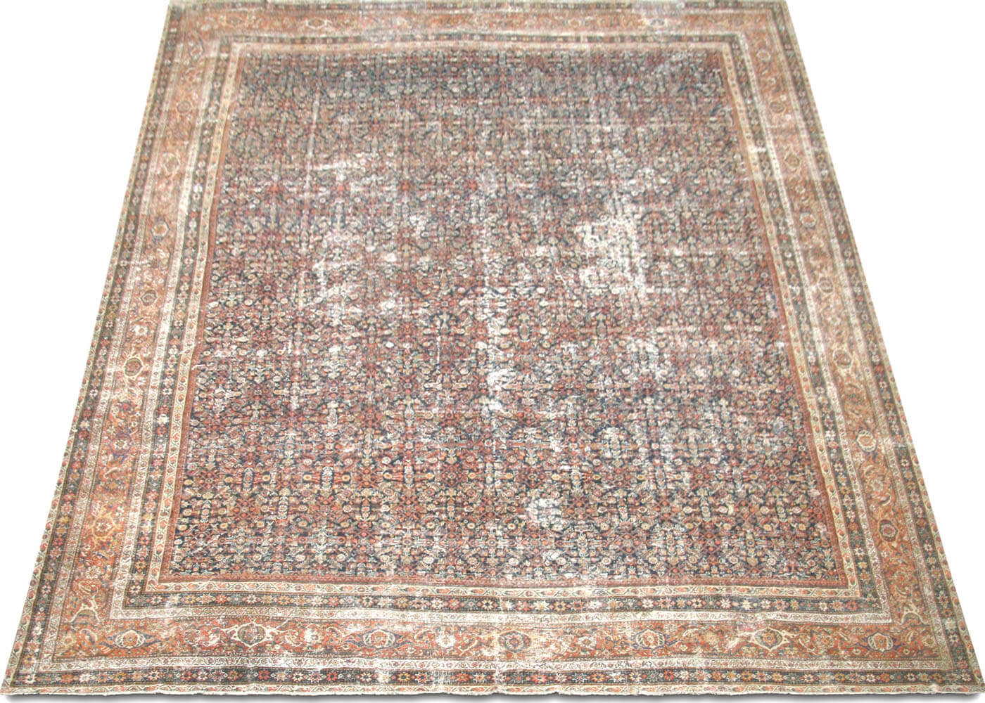 Semi Antique Persian Mahal Rug - 13'10" x 19'6"