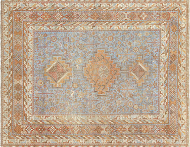 Semi Antique Persian Shiraz Rug - 5'3" x 6'8"