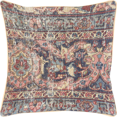 Vintage Persian Tabriz Pillow - 20" x 20"