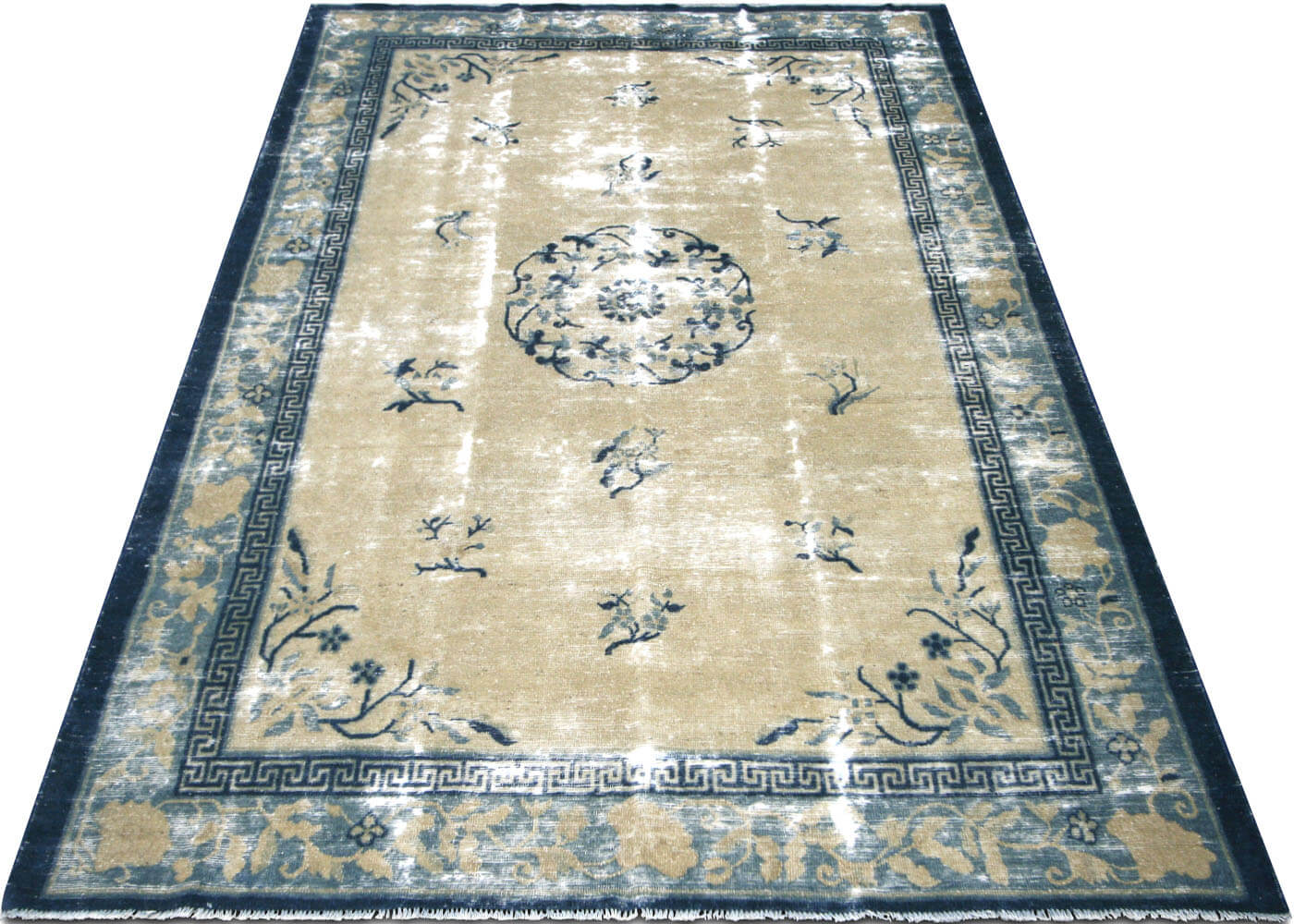 Antique Chinese Peking Rug - 5'10" x 8'4" - 001263