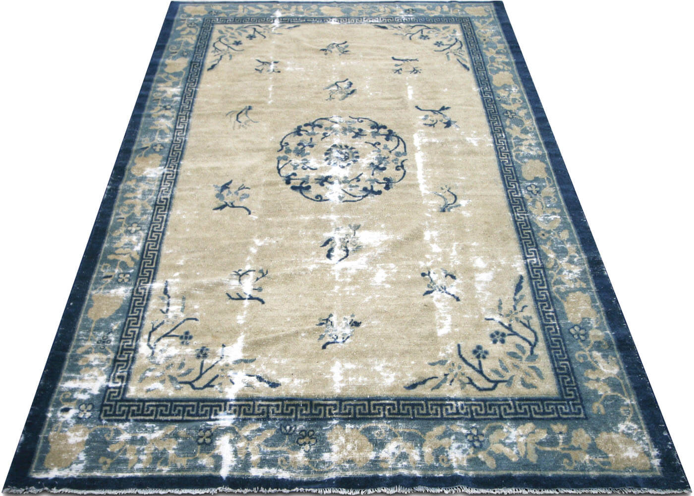 Antique Chinese Peking Rug - 5'10" x 8'4" - 001263
