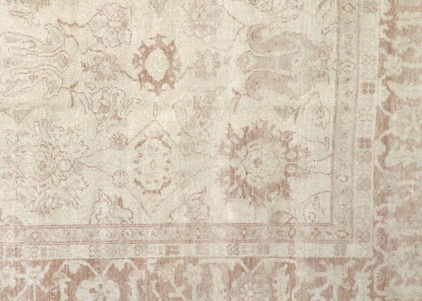 Vintage Turkish Oushak Rug - 9' x 11'2" - 001317