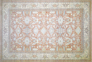 Vintage Egyptian Sultanabad Rug - 13'1" x 19'4" - 001706