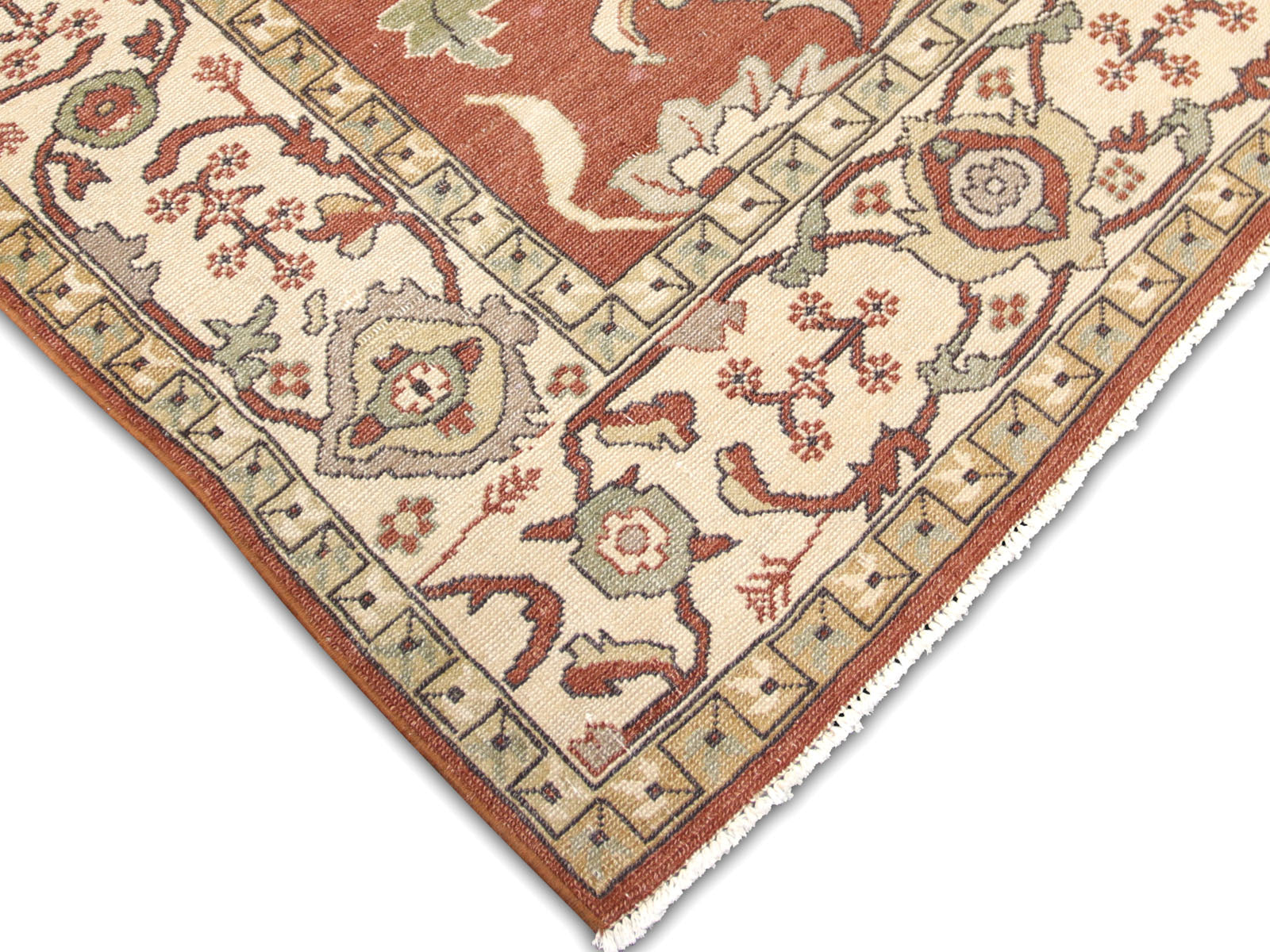 Vintage Egyptian Sultanabad Rug - 6'5" x 18' - 001715