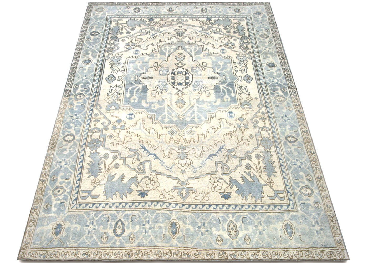 Vintage Afghan Peshawar Rug - 6'8" x 10'3" - 002003