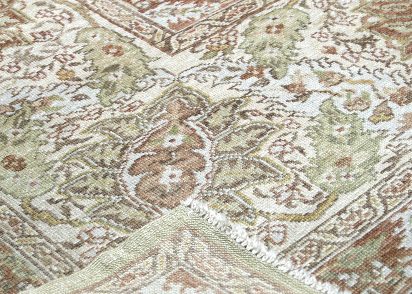 Vintage Turkish Oushak Rug - 9'2" x 11'7" - 021197