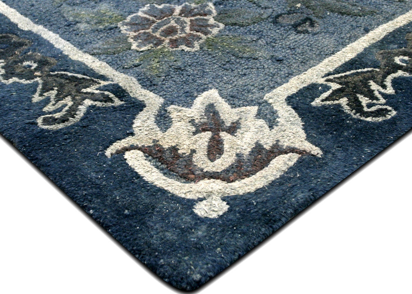 Vintage OverDyed Hook Rug - 11'6" x 17'8" - 021375