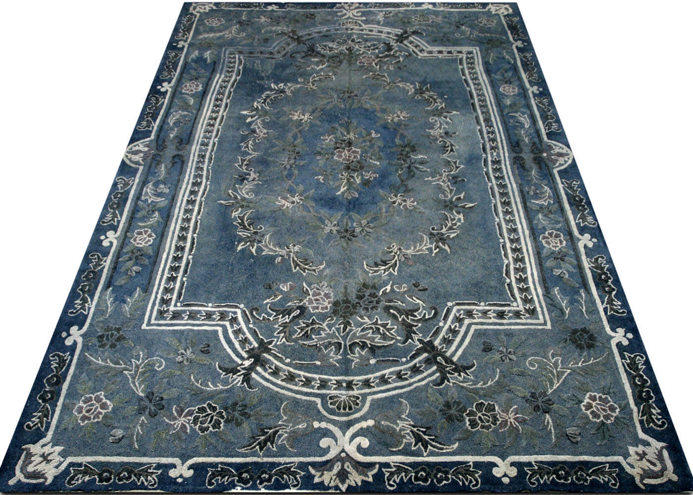 Vintage OverDyed Hook Rug - 11'6" x 17'8" - 021375