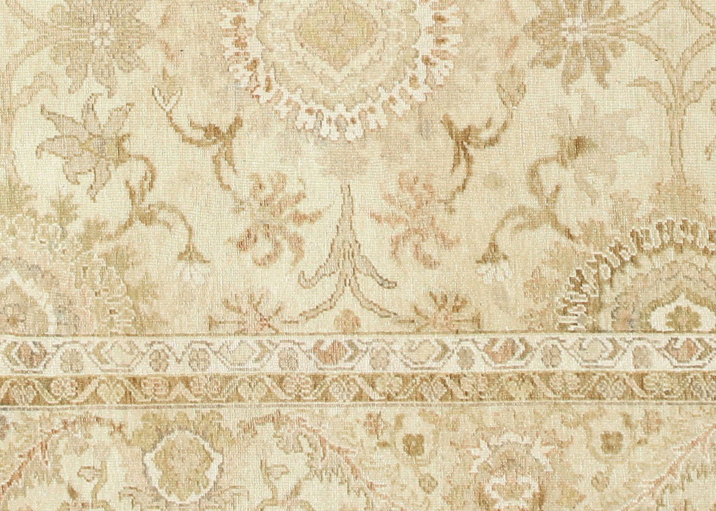 Vintage Turkish Oushak Rug - 8'4" x 10'3" - 031052