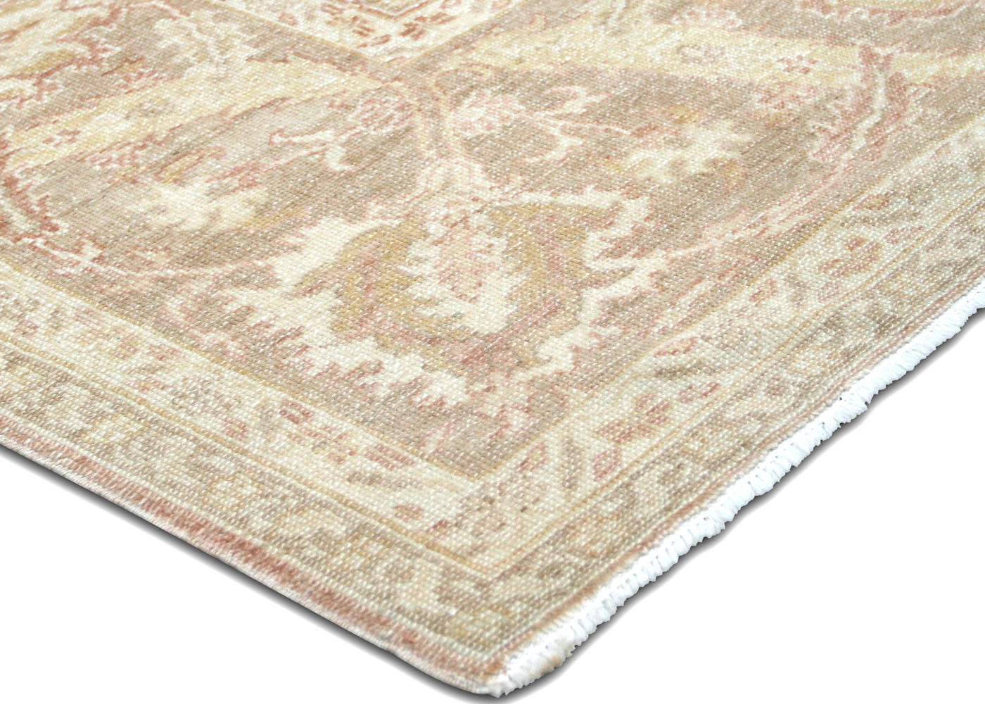 Vintage Turkish Oushak Rug - 9'3" x 12'3" - 031208