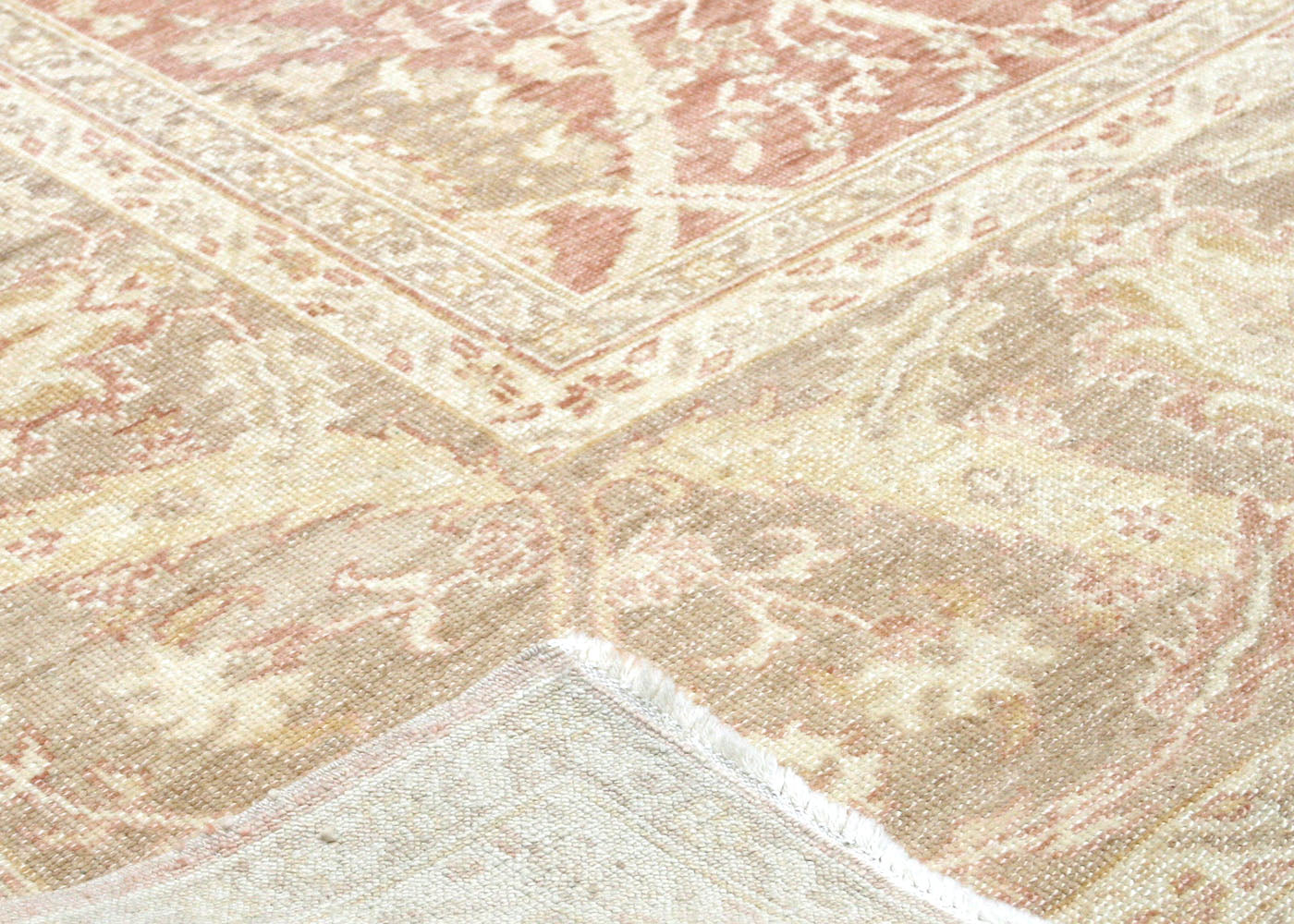 Vintage Turkish Oushak Rug - 9'3" x 12'3" - 031208