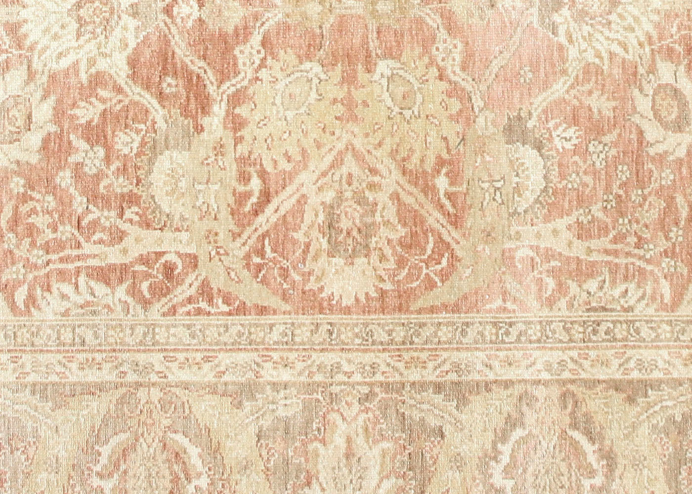 Vintage Turkish Oushak Rug - 9'3" x 12'3" - 031208