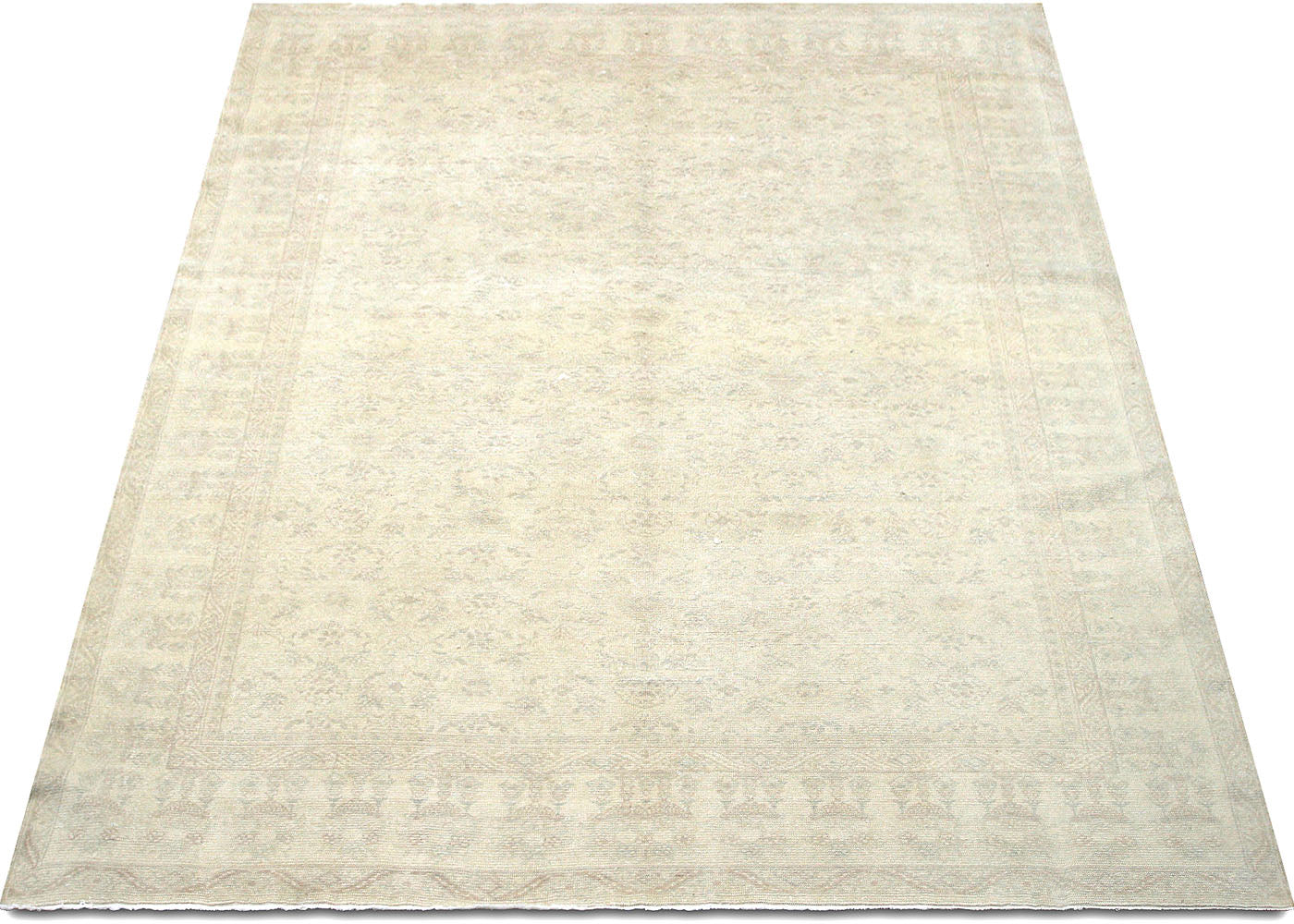 Vintage Turkish Oushak Rug - 7'7" x 9'1" - 031249