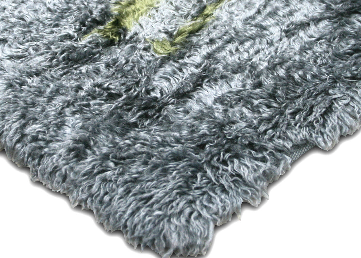 Vintage Turkish Shag Rug - 5'6" x 7'11" - 031346