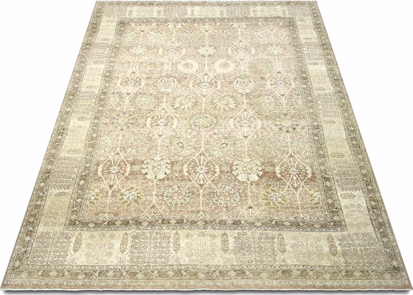 Vintage Turkish Oushak Rug - 8'10" x 12'6" - 031553