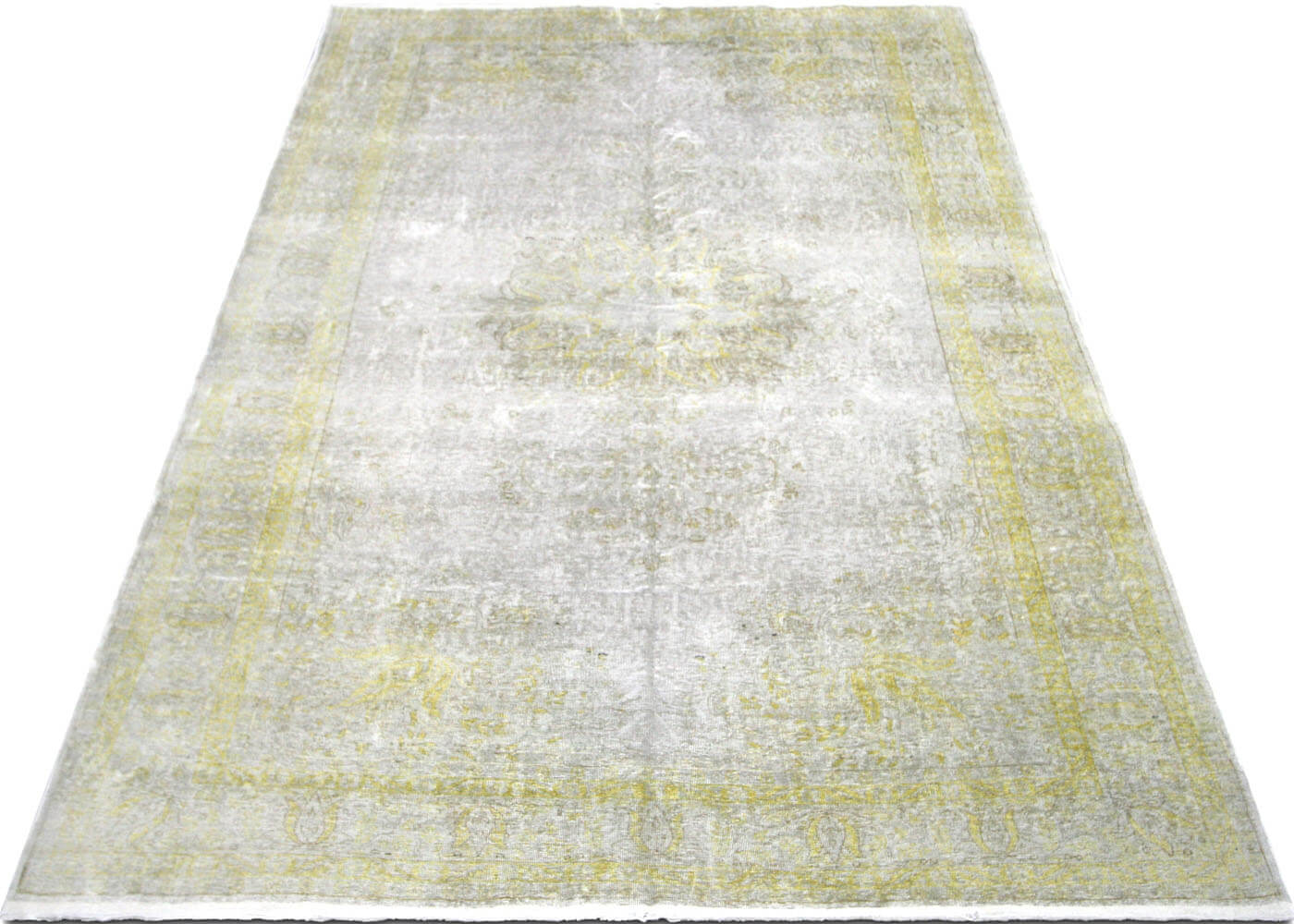 Vintage Turkish Oushak Rug - 6'4" x 8'11" - 041168