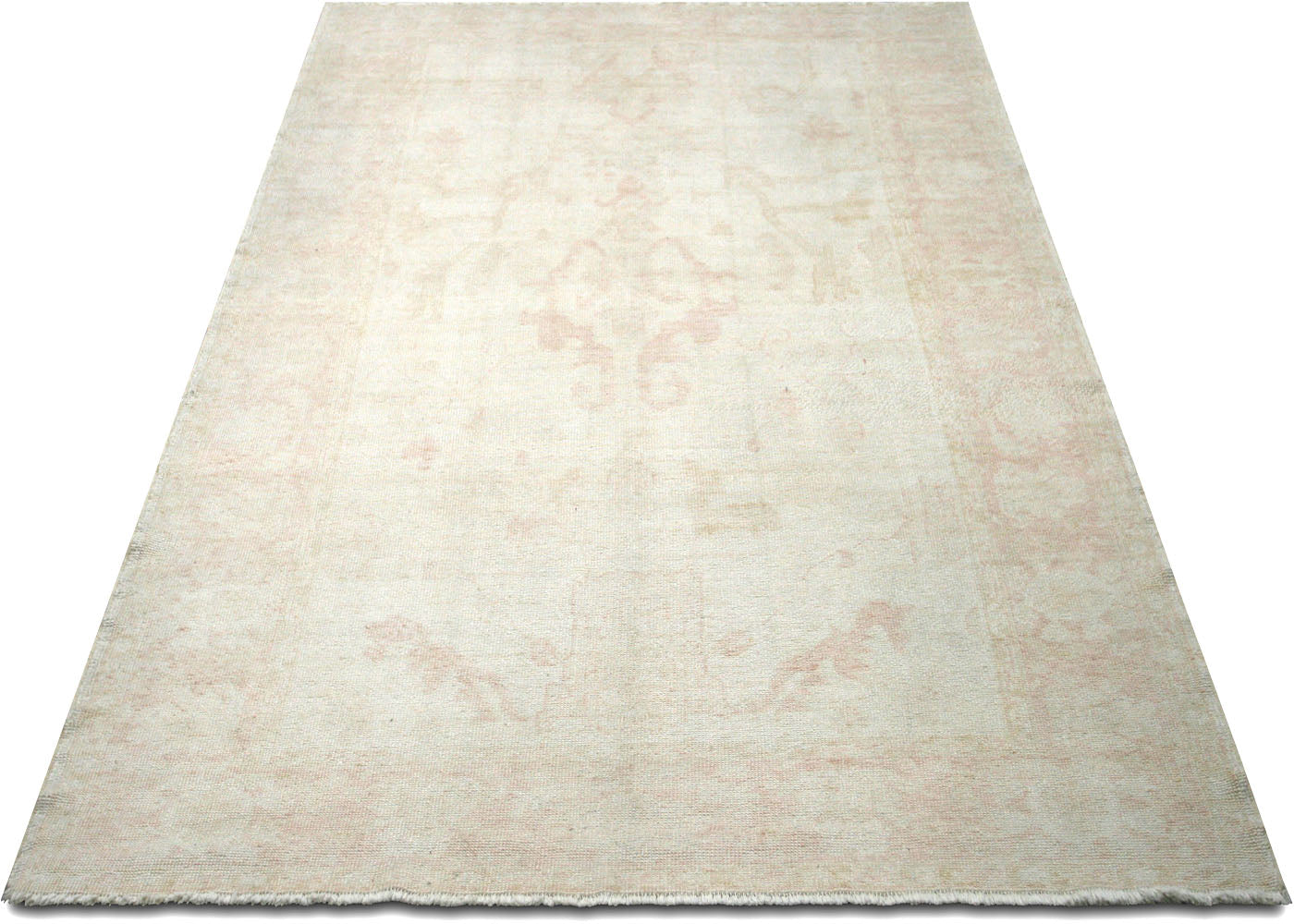 Vintage Turkish Oushak Rug - 5'10" x 10'10" - 041691