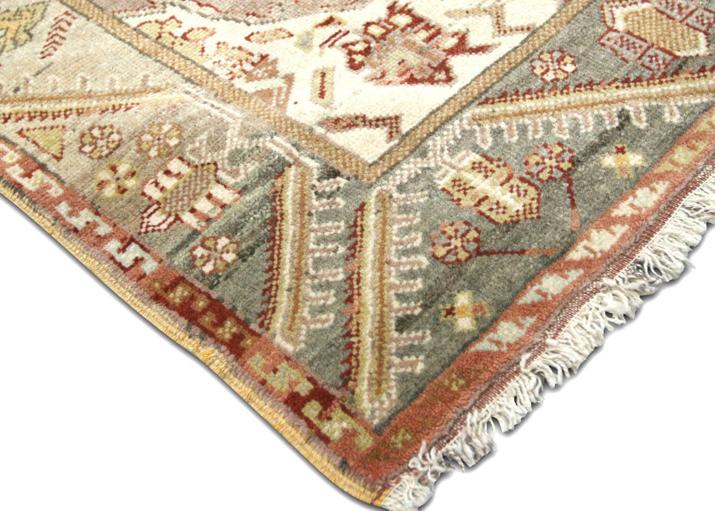 Vintage Turkish Oushak Rug - 4'8" x 7' - 041858