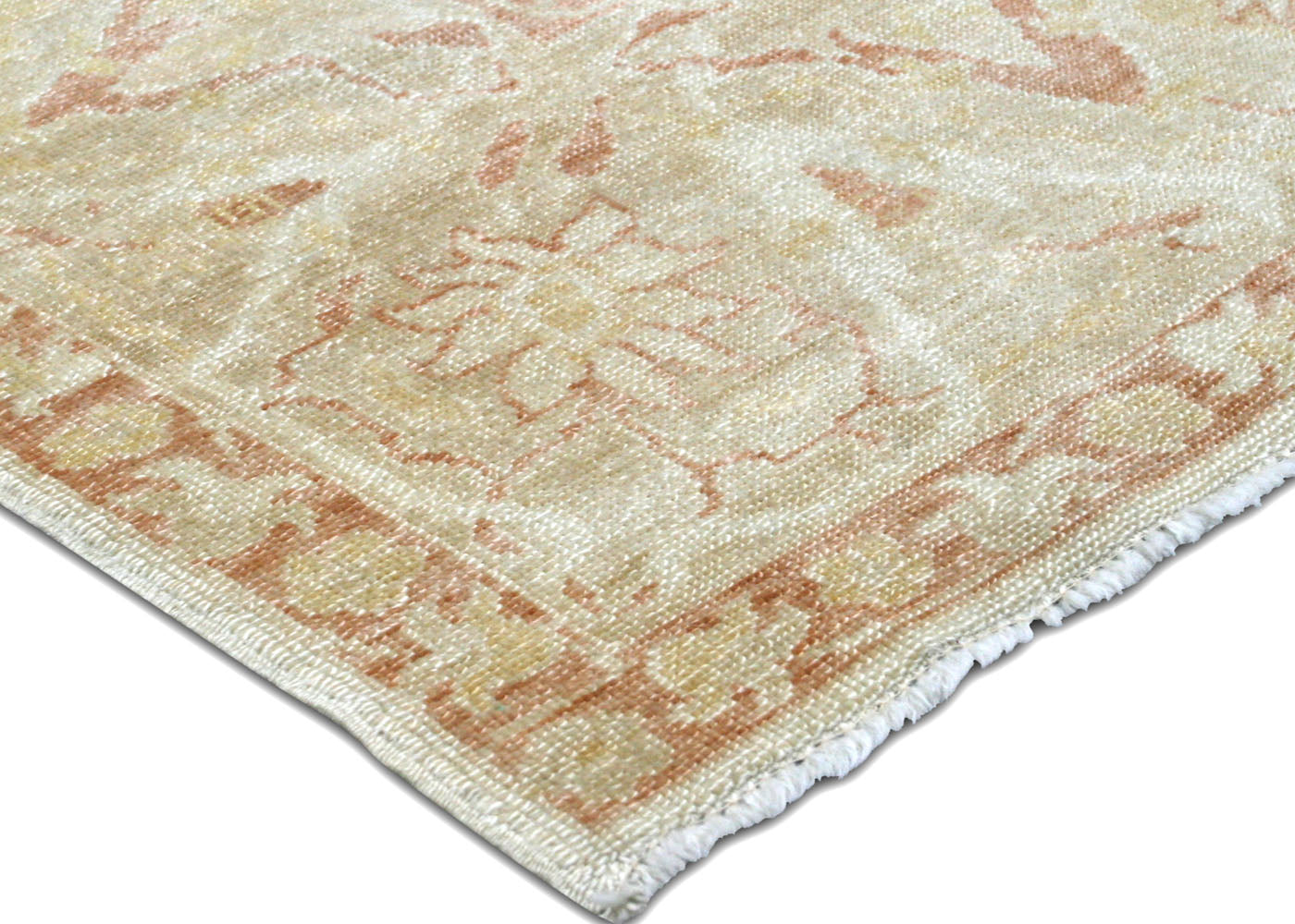 Vintage Turkish Oushak Rug - 5'9" x 8'7" - 041980
