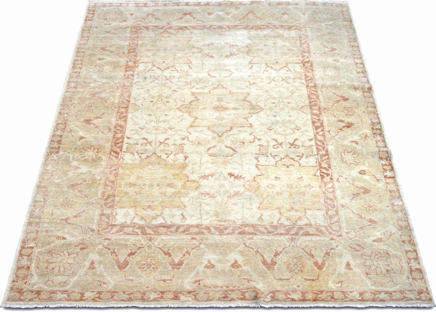Vintage Turkish Oushak Rug - 5'9" x 8'7" - 041980