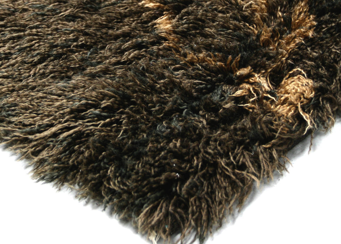 Vintage Turkish Shag Rug - 5'6" x 7'10" - 054301