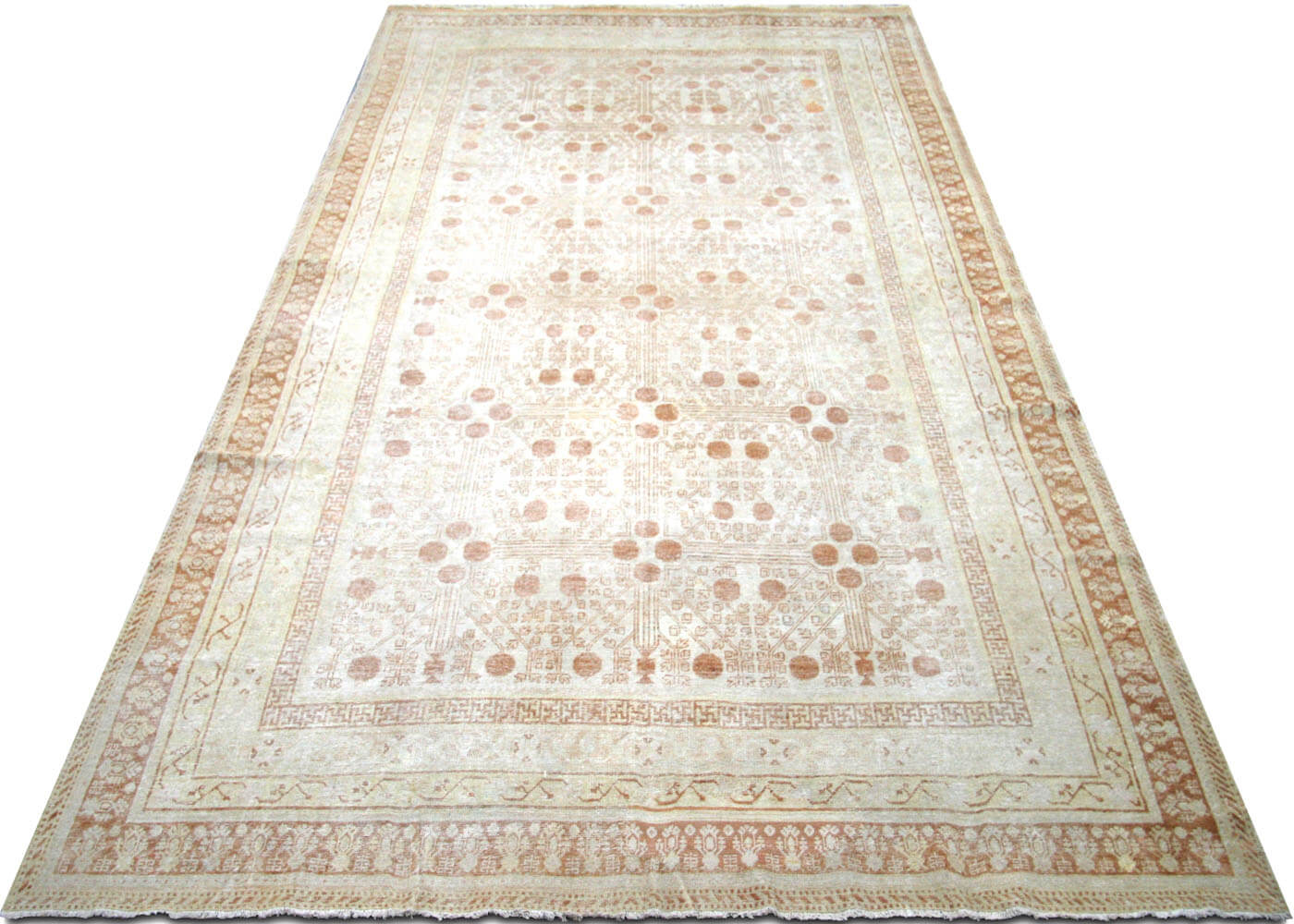 Antique Uzbekistan Khotan Rug - 8'8" x 16'9" - 054450