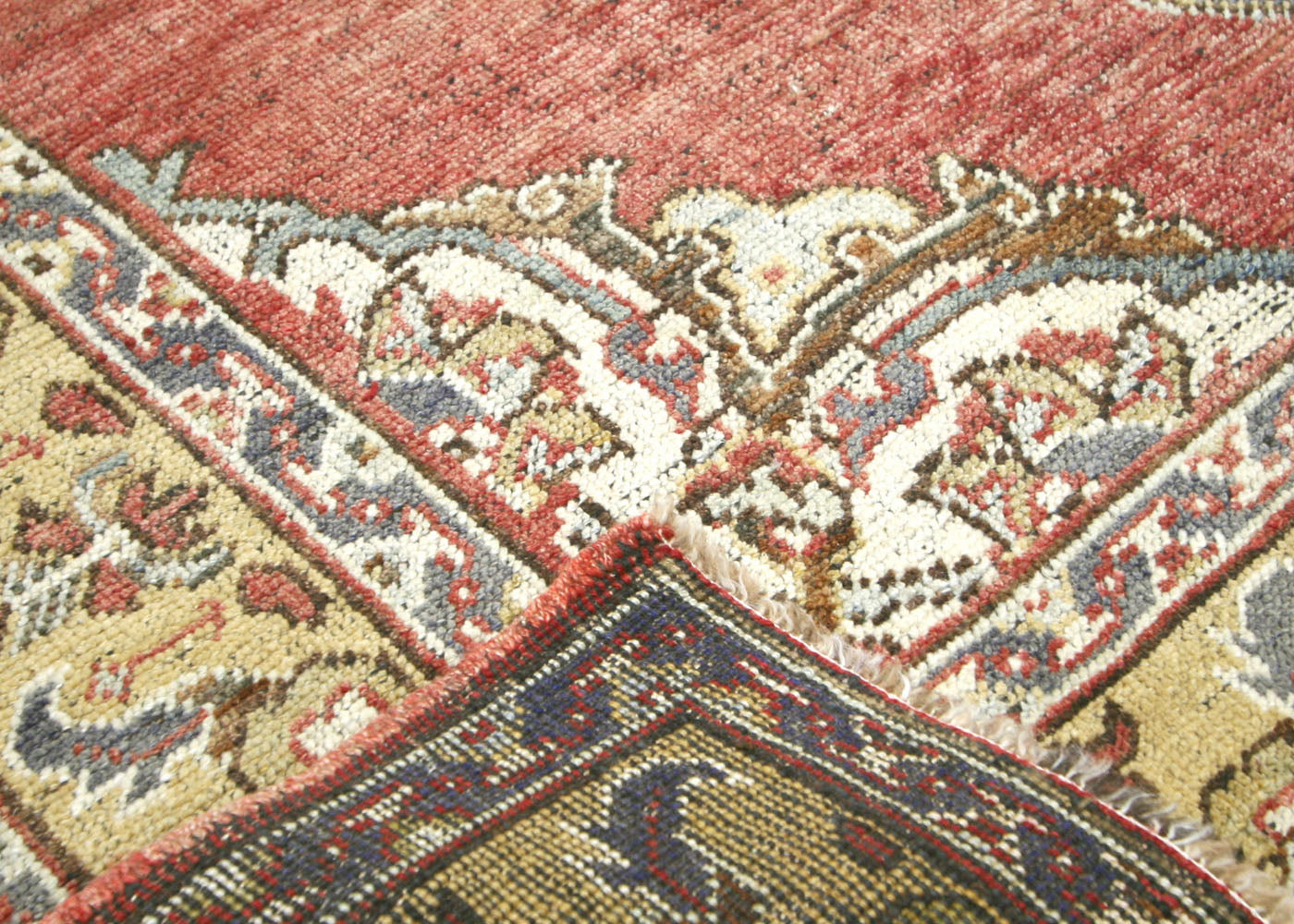 Vintage Turkish Oushak Rug - 4'8" x 11'6" - 054507