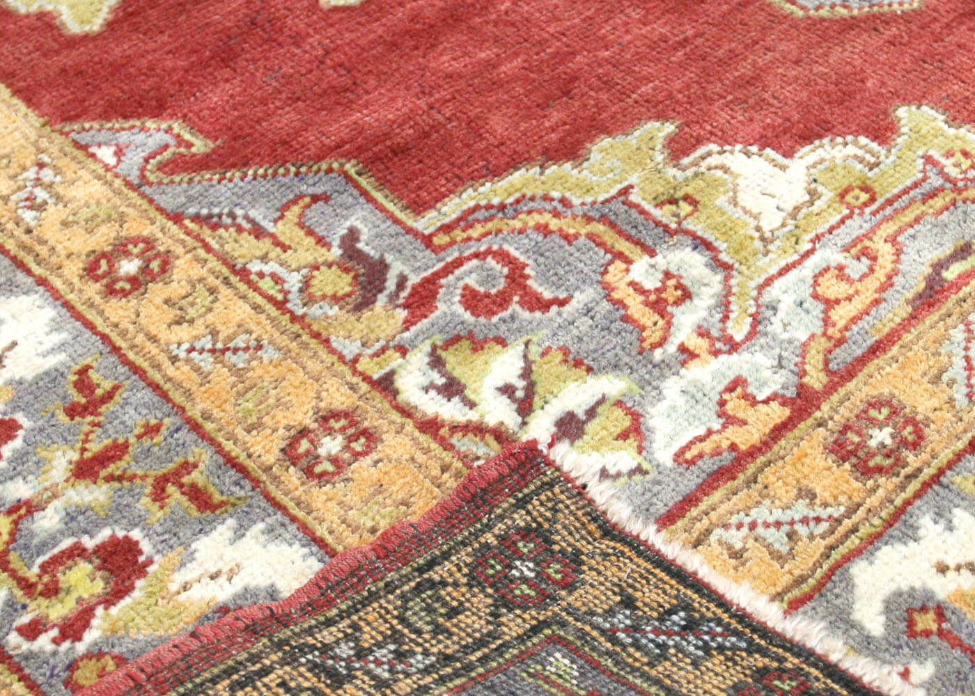 Vintage Turkish Oushak Rug - 5' x 11' - 054517
