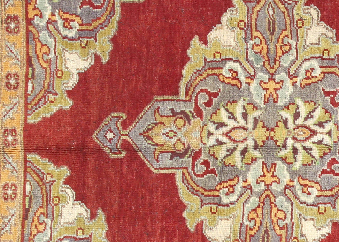 Vintage Turkish Oushak Rug - 5' x 11' - 054517