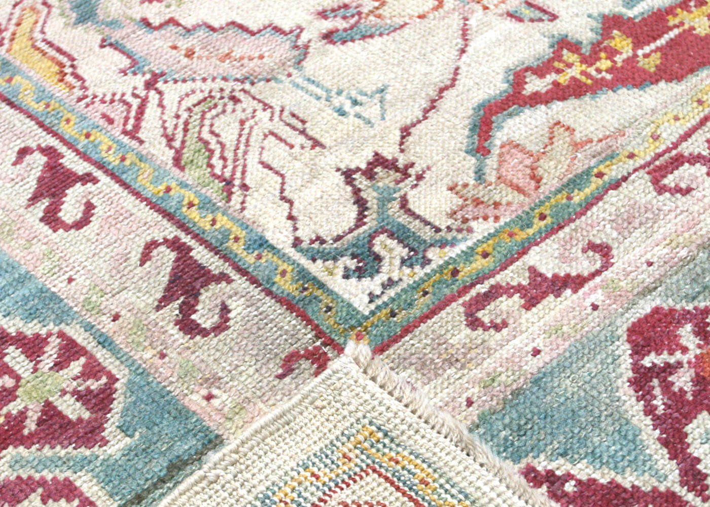 Antique Turkish Oushak Rug - 10'10" x 15'6" - 054675