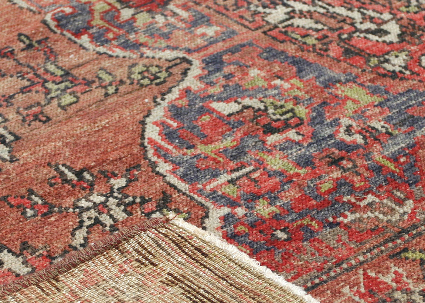 Vintage Turkish Oushak Rug - 4'9" x 9'3" - 055497