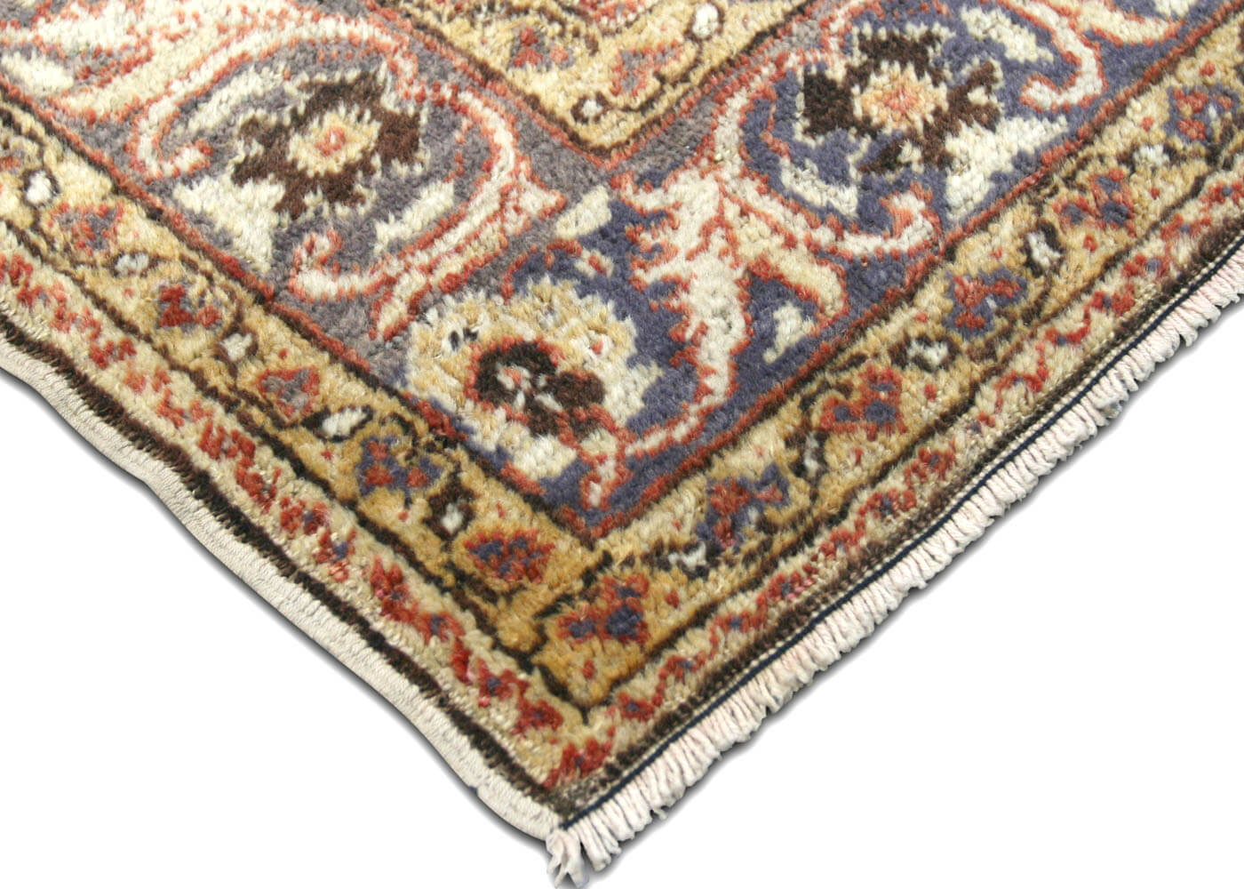 Vintage Turkish Oushak Rug - 4'3" x 5'11" - 063008