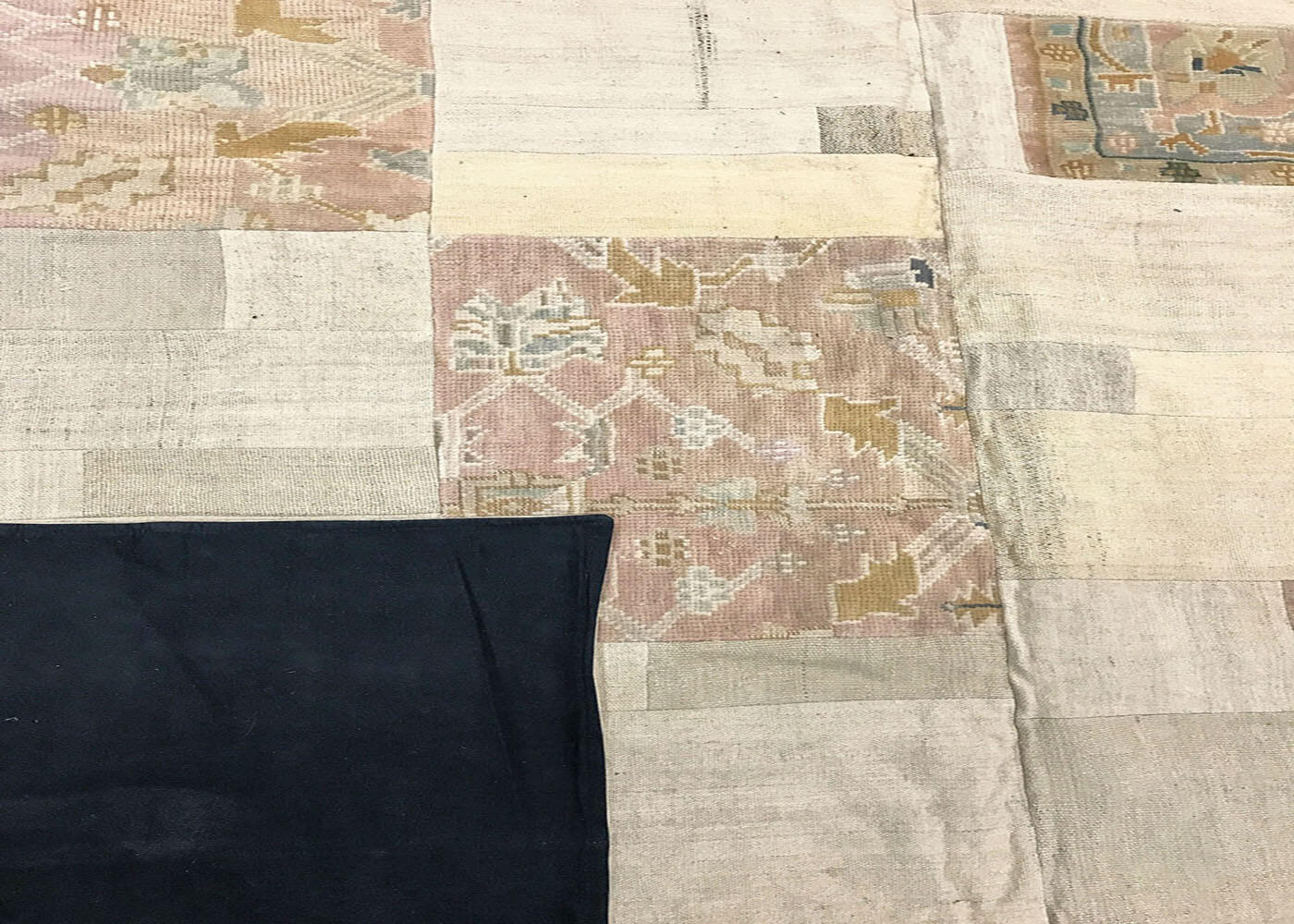 Vintage Turkish Patchwork Kilim - 7'10" x 9'1" - 063108