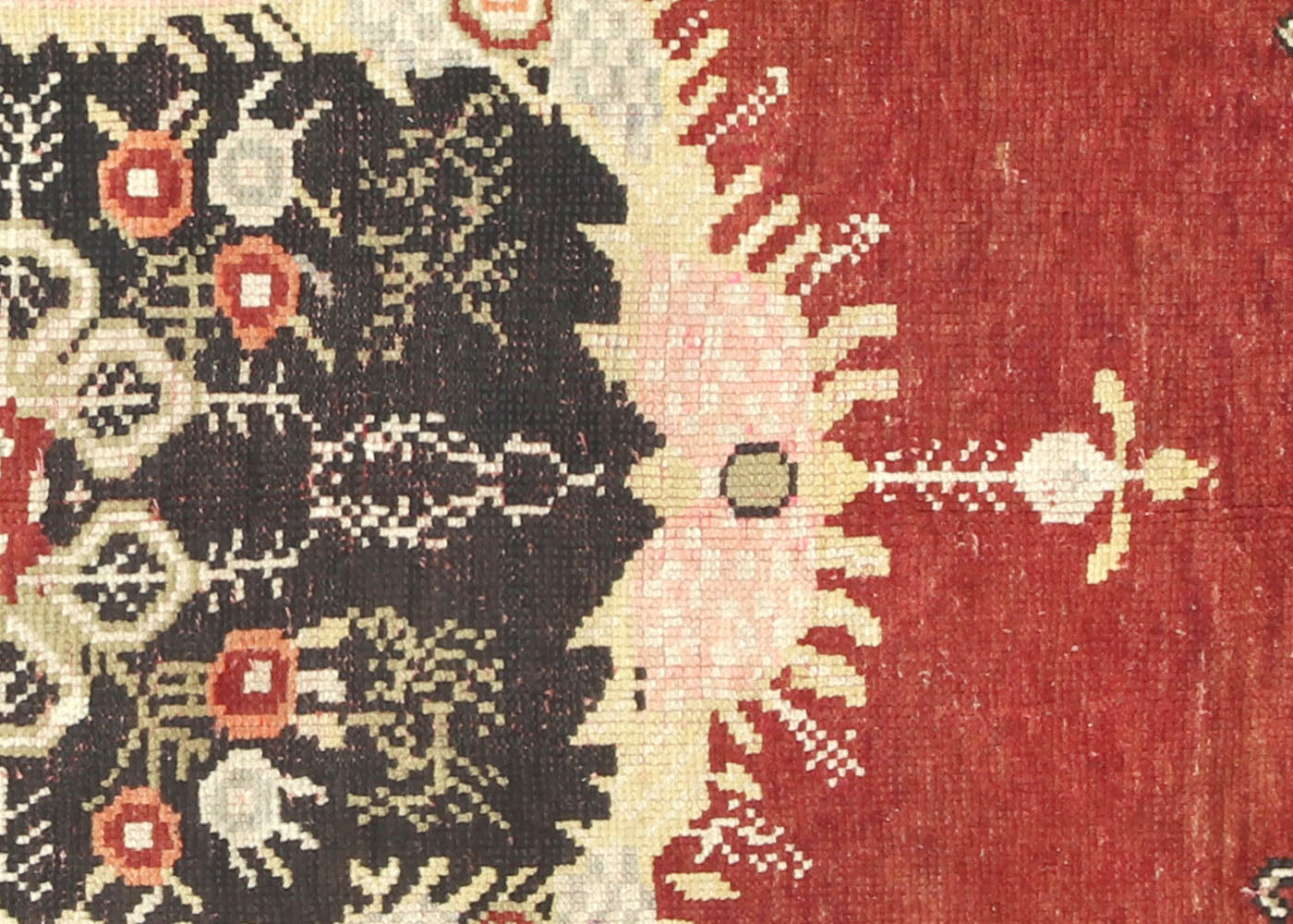 Vintage Turkish Oushak Rug - 4'7" x 8'11" - 063176