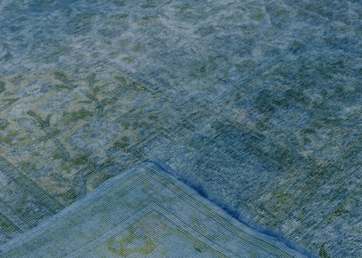 Vintage Turkish OverDyed Rug - 6'6" x 9'8" - 063251