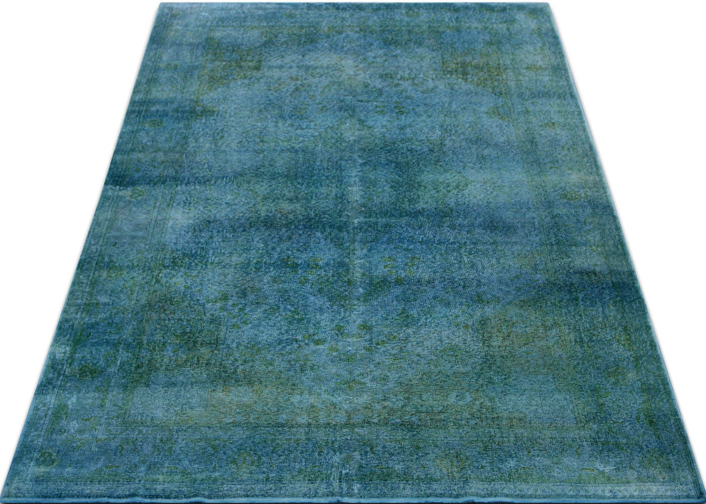 Vintage Turkish OverDyed Rug - 6'6" x 9'8" - 063251