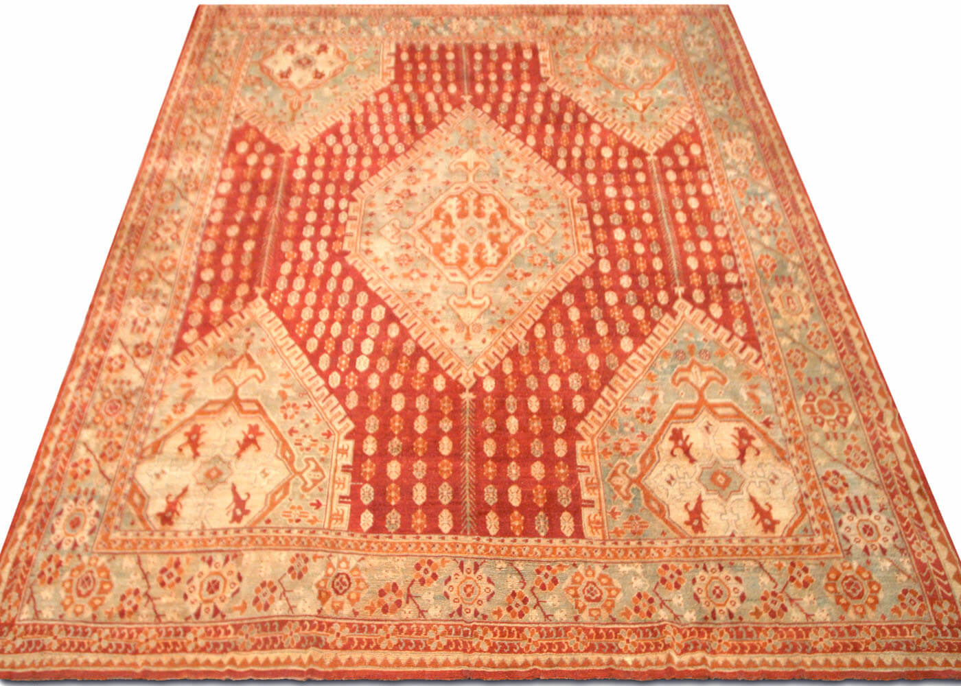 Antique Turkish Oushak Rug - 16'10" x 19'6" - 063308