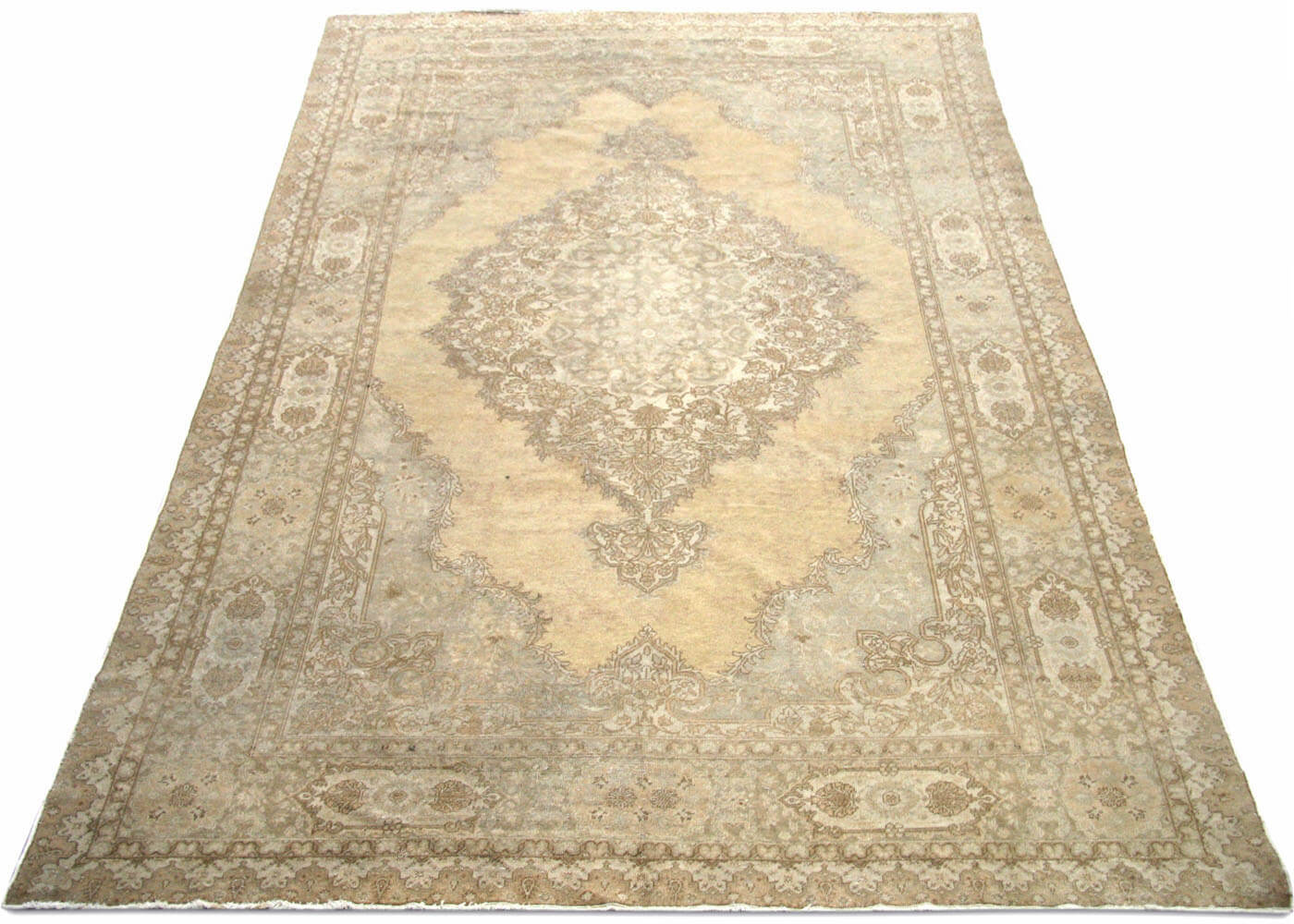 Vintage Turkish Oushak Rug - 9' x 13'5" - 063386