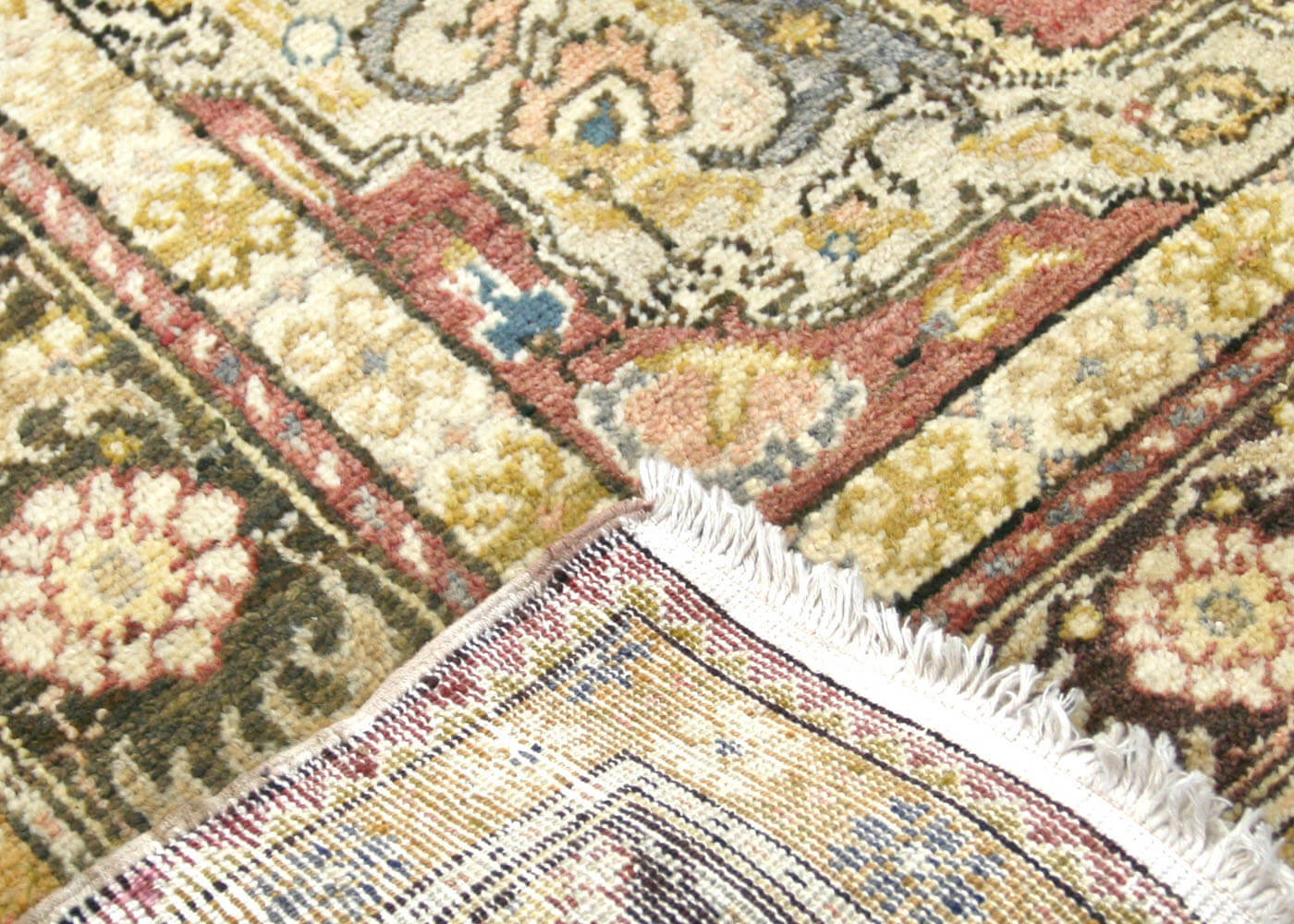 Vintage Turkish Oushak Rug - 4'2" x 6'8" - 063538