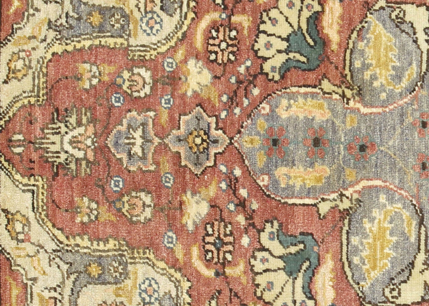 Vintage Turkish Oushak Rug - 4'2" x 6'8" - 063538